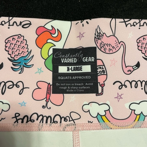 Constantly Varied Gear Shorts - Pink Unicorn- 5 inch inseam - Picture 2 of 4